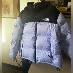 The north face 700 retro nuptse men’s jacket men’s size large - light purple